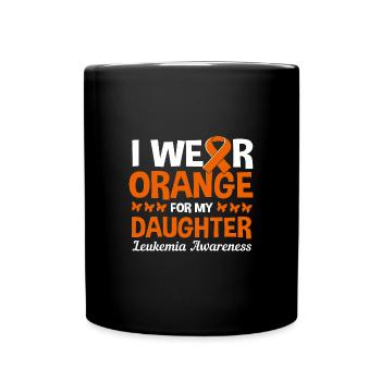 Leukemia Awareness - Full Colour Mug - black - Front