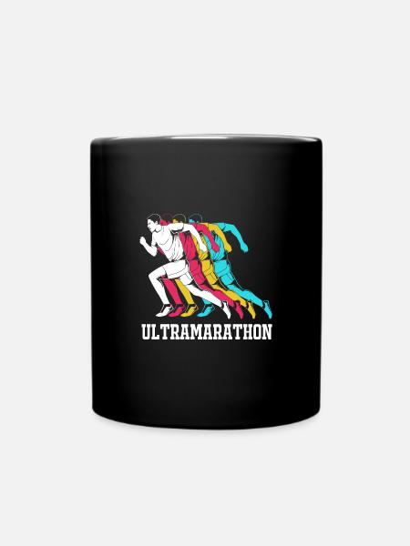 Trailrunning - Tasse einfarbig - Schwarz