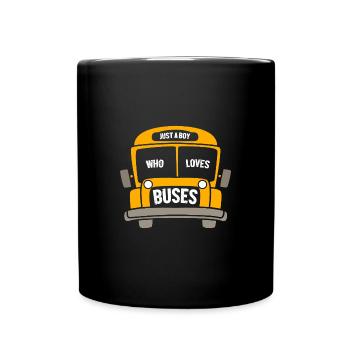 Chauffeur d’autobus scolaire Autobus scolaire - Mug uni - noir - Devant