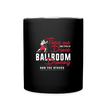 Walzer Paartanz - Tasse einfarbig - Schwarz - Vorne