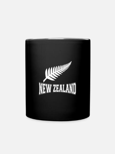 New Zealand - Full Colour Mug - black