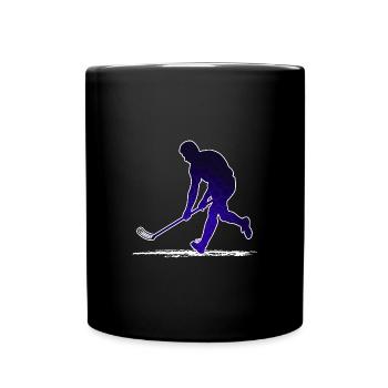 Floorball Unihockey Floorball player - Full Colour Mug - black - Front