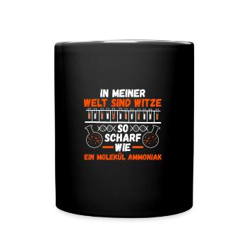 Chemiker Wissenschaft Physik Chemie - Tasse einfarbig - Schwarz - Vorne