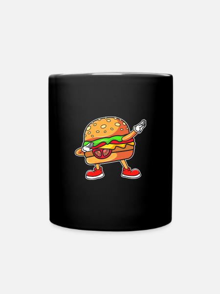 Cheeseburger - Mug uni - noir