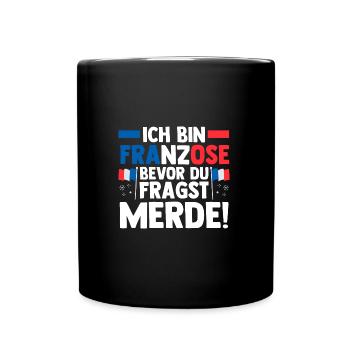 French French France - Full Colour Mug - black - Front