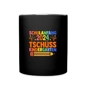 Parents School Child Primary School First Grade Enrollment - Full Colour Mug - black - Front