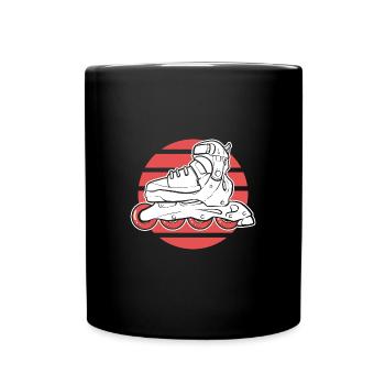 Patins à roulettes Patins à roues alignées - Mug uni - noir - Devant