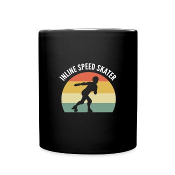 Patins à roulettes Patins à roues alignées - Mug uni - noir - Devant