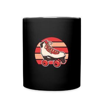 Patins à roulettes Patins à roues alignées - Mug uni - noir - Devant
