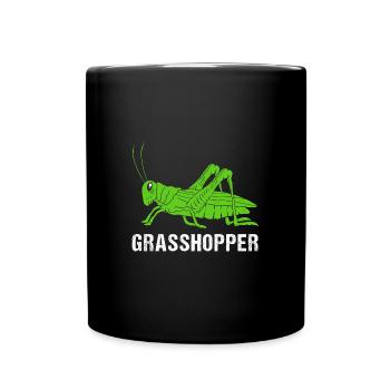 Grasshopper grasshopper - Full Colour Mug - black - Front