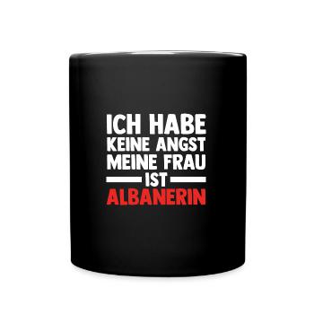 Albaner Albanisch Albanien - Tasse einfarbig - Schwarz - Vorne