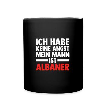 Albaner Albanisch Albanien - Tasse einfarbig - Schwarz - Vorne