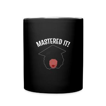 Master's Degree Graduation Ceremony - Full Colour Mug - black - Front