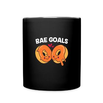 Bagel - Tasse einfarbig - Schwarz - Vorne