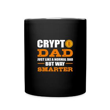 Bitcoin - Tasse einfarbig - Schwarz - Vorne