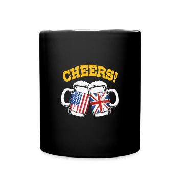 Angleterre - Mug uni - noir - Devant