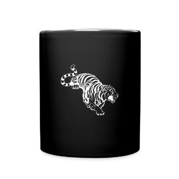 White Tiger - Full Colour Mug - black - Front