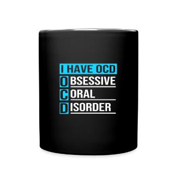 Aquariophile d’aquarium - Mug uni - noir - Devant