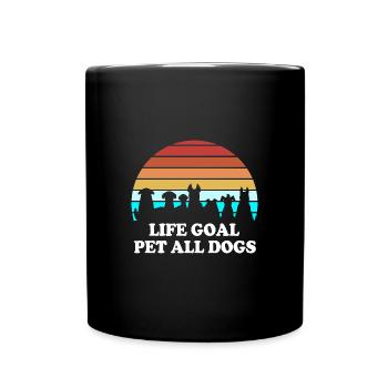 Dog Rescue Animal Rights Animal Rescue Animal Shelter - Full Colour Mug - black - Front