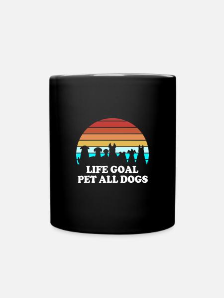 Hund Rettung Tierrechte Tierrettung Tierheim - Tasse einfarbig - Schwarz