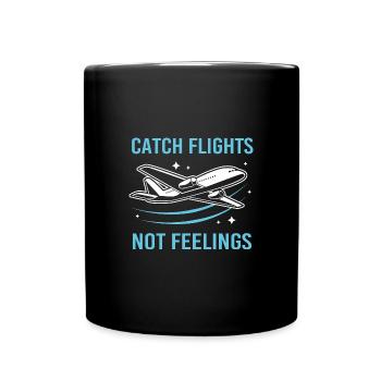 Pilot Airplane - Full Colour Mug - black - Front