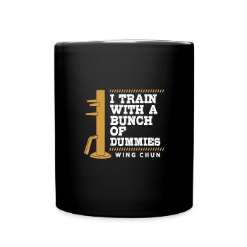 Wing Chun - Full Colour Mug - black - Front