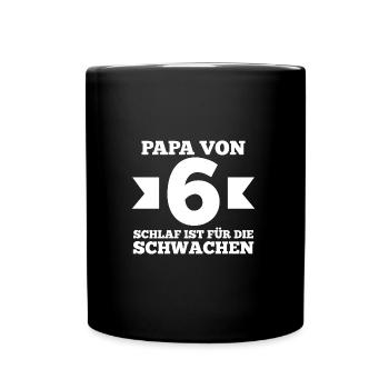 Dad of 6 children - Full Colour Mug - black - Front