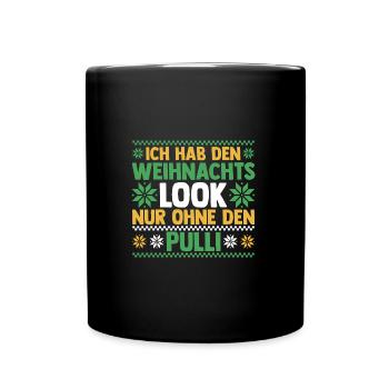 Santa Claus Christmas Ugly Christmas - Full Colour Mug - black - Front