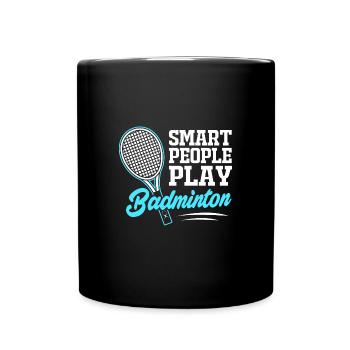Badminton - Full Colour Mug - black - Front