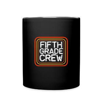 5. Klasse - Tasse einfarbig - Schwarz - Vorne