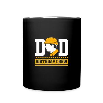 Chantier de la fête d’anniversaire des enfants - Mug uni - noir - Devant