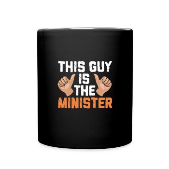 Pastor - Full Colour Mug - black - Front