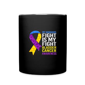 Cancer de la vessie Cancer de la vessie - Mug uni - noir - Devant