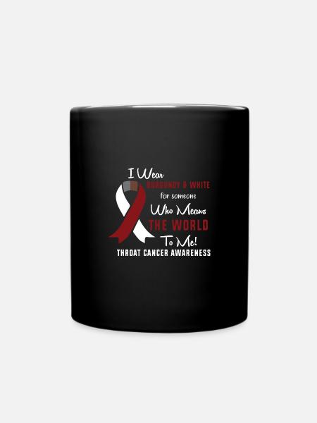 Cancer du larynx Un cancer survivant du cancer pue - Mug uni - noir