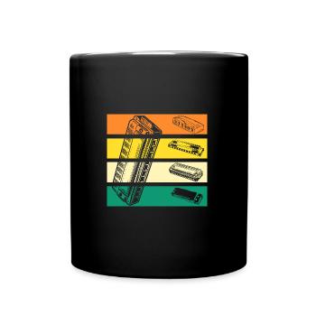 Harmonica Harmonica - Full Colour Mug - black - Front