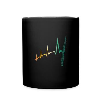 Flute Heartbeat Flute - Full Colour Mug - black - Front