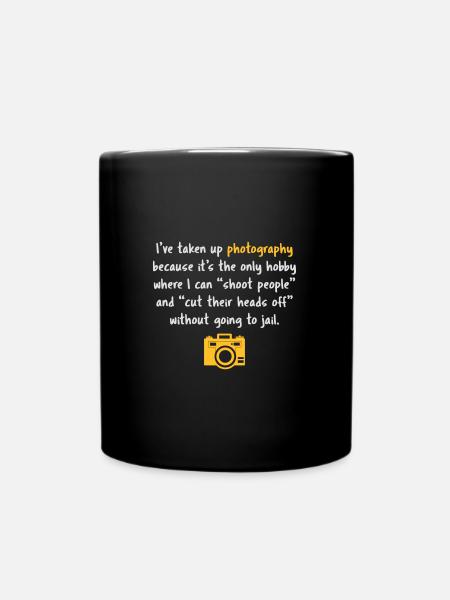 Photography hobby - camera - Full Colour Mug - black