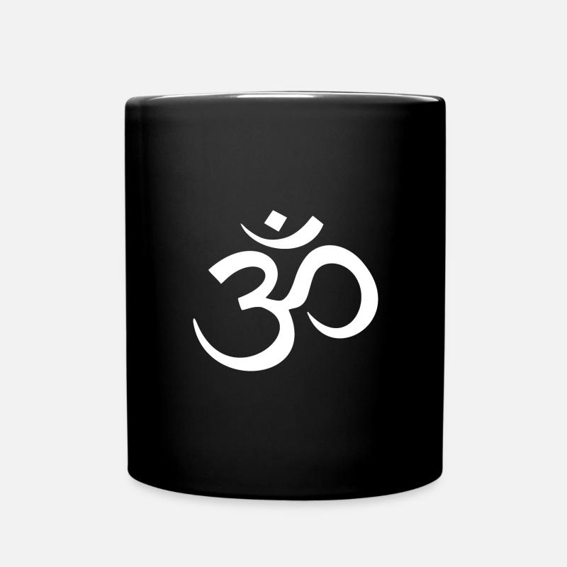 Om - Mug uni - noir