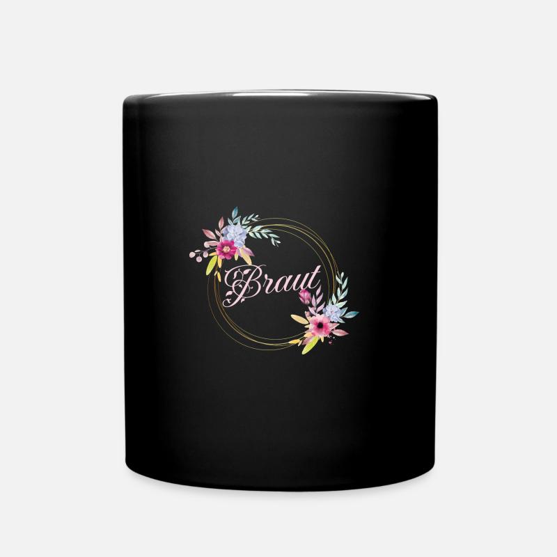 Team Braut Junggesellinnenabschied Junggesellin - Tasse einfarbig - Schwarz