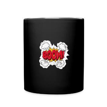 BOOM COMIC COMICSTYLE CARTOON BOOOM COMICS MOTIF - Mug uni - noir - Devant