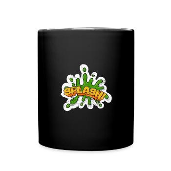 COMIC COMICSTYLE CARTOON SPLASH COMICS UPS MOTIFS - Mug uni - noir - Devant
