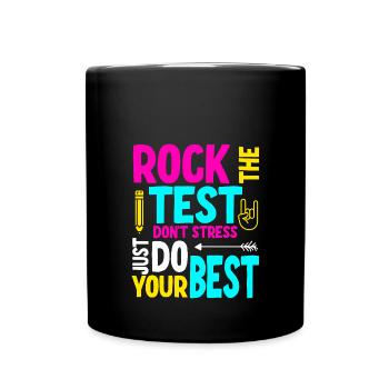 Faire basculer le test - Mug uni - noir - Devant