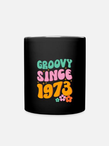 Groovy Hippie depuis 1973 - Mug uni - noir