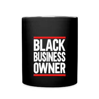 Black Business Owner - Full Colour Mug - black - Front