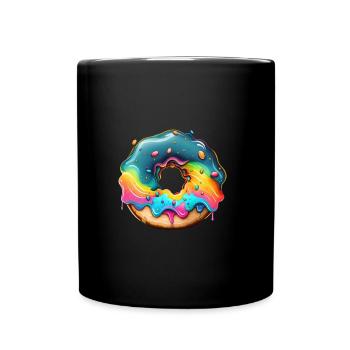 DONUT - CREME - Mug uni - noir - Devant
