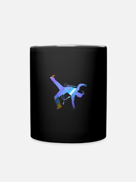 Capoeira,Sports,Graffiti,Coloré,Peinture - Mug uni - noir