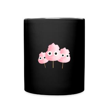 Cotton Candy, Pink, Family,Sugar - Full Colour Mug - black - Front