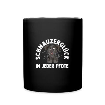 Chien Schnauzer Schnauzer géant - Mug uni - noir - Devant