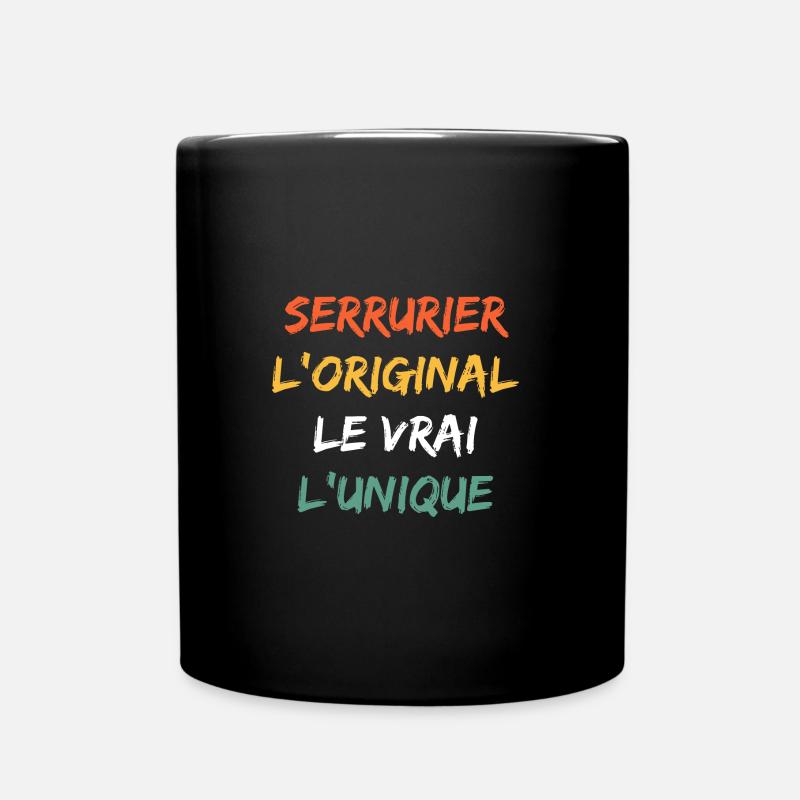 Serrurier - Mug uni - noir