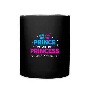 Gender Reveal Babyshower - Tasse einfarbig - Schwarz - Vorne
